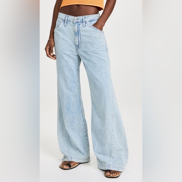 Frame Denim Pants - FRAME Le Baggy Palazzo Jeans sz 31